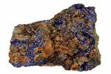 Azurite Crystal Cluster - Morocco #160321-1